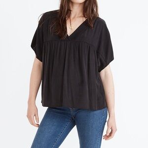 Madewell Rhyme V-neck Short Sleeve Top
